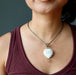 magnesite heart pendant