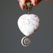 magnesite heart pendant