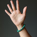malachite bracelet on hand