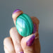 malachite oval cabochon