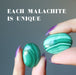 malachite oval cabochons