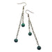 long malachite dangle earrings