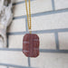 redline marble necklace