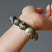 serpentine bracelet on wrist
