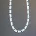 rainbow moonstone beaded necklace