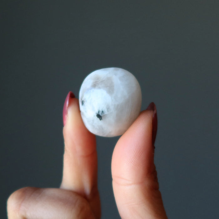 one moonstone tourmaline stone