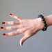 model wearing Black Obsidian Bracelet 