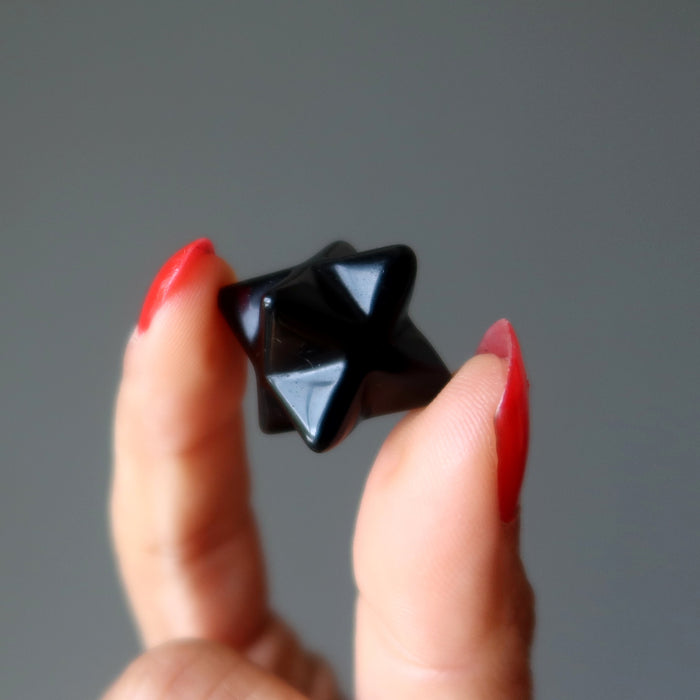 black obsidian merkaba
