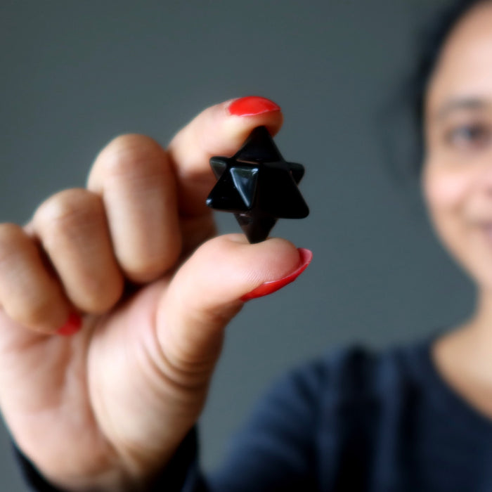 black obsidian merkaba