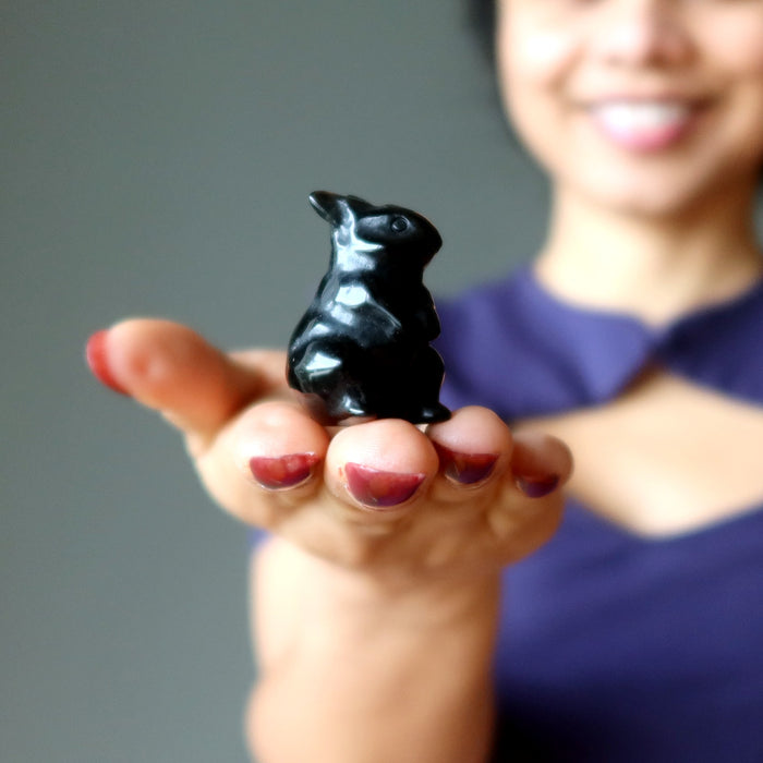 black obsidian rabbit