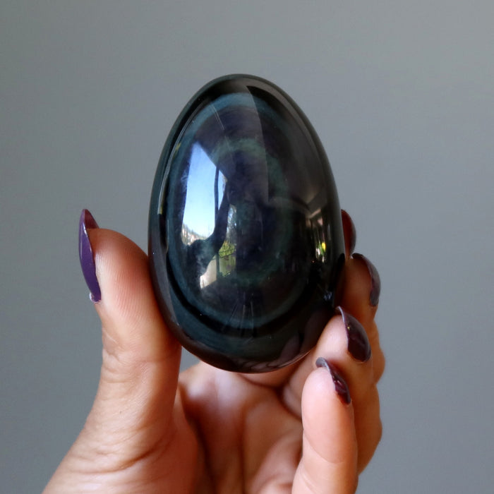 rainbow obsidian egg