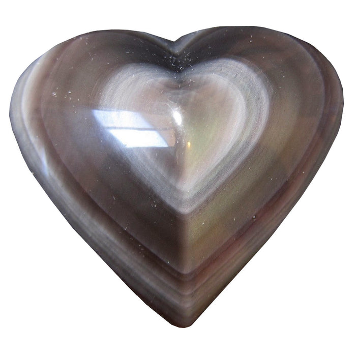 rainbow obsidian heart