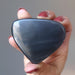 back of rainbow obsidian heart