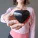 rainbow obsidian heart
