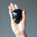 black obsidian skull