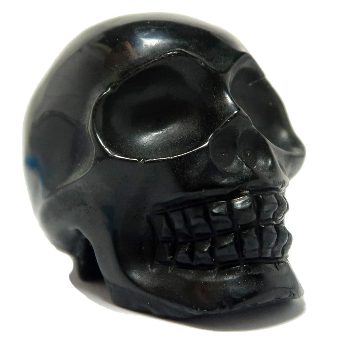 black obsidian skull