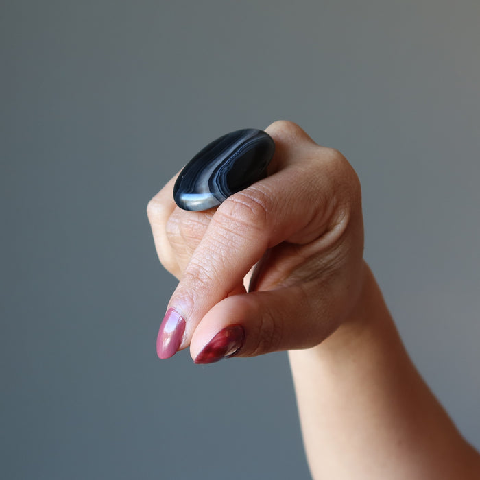 black onyx ring