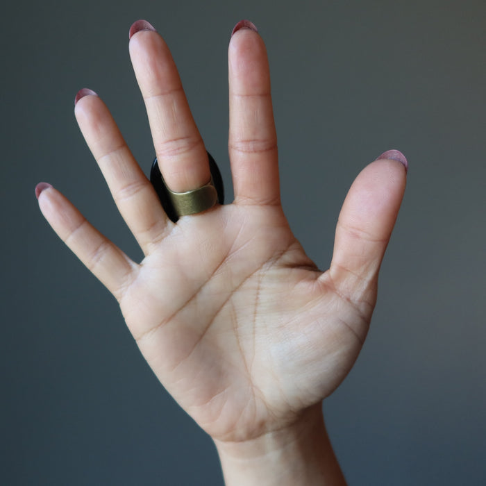 black onyx ring