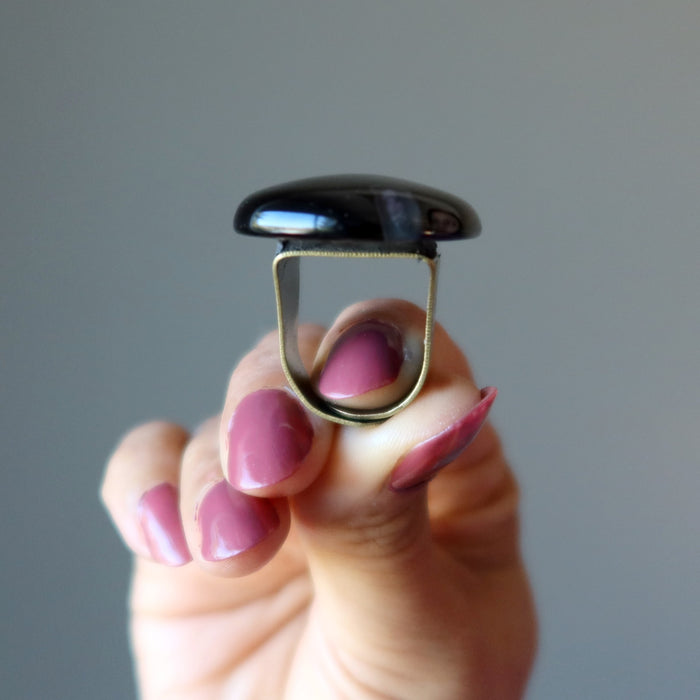 black onyx ring