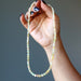 ethiopian opal beaded necklace