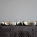 two pyrite oval bracelets