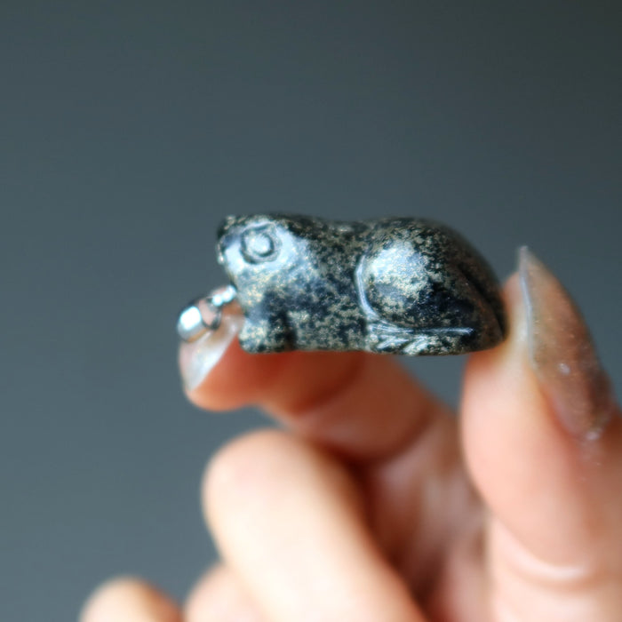 apache gold frog pendant