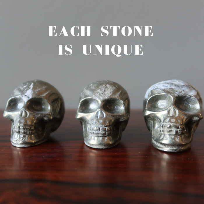 pyrite skulls