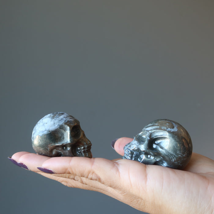 pyrite skulls