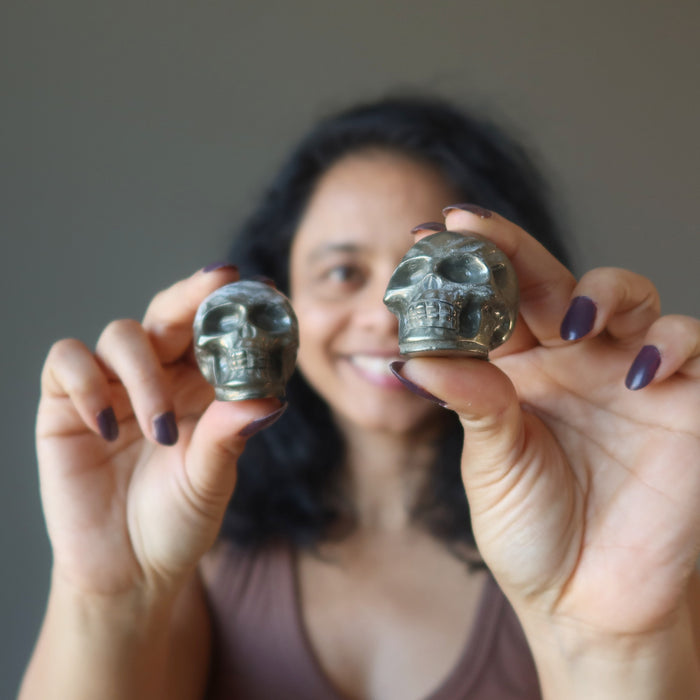 pyrite skulls