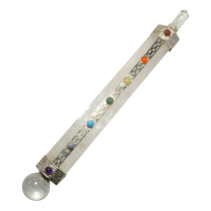 Clear Quartz Chakra Wand