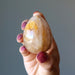 holding Golden Quartz Egg