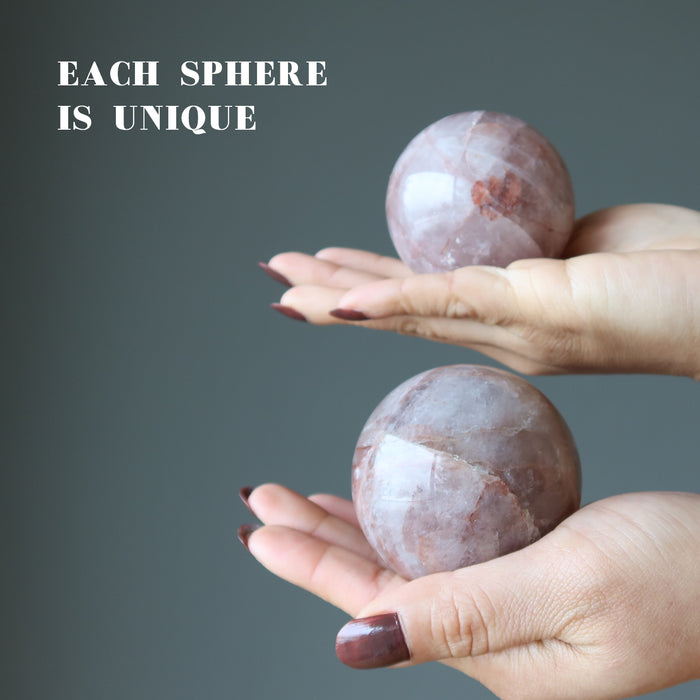 lavendar quartz spheres