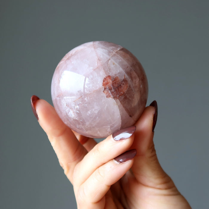 lavender quartz sphere