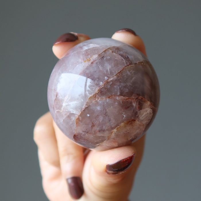 lavender quartz sphere