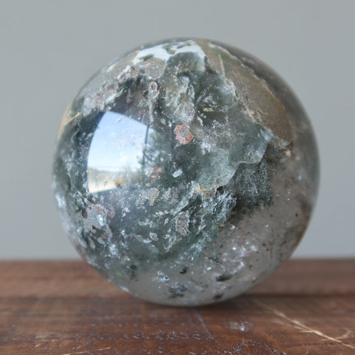 Phantom Quartz Sphere Forest Pixie Geode Crystal Ball