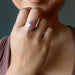 pink quartz ring