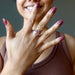 pink quartz ring