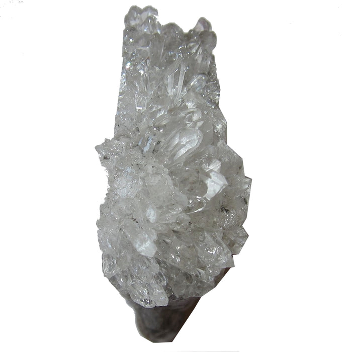 Quartz Geode Cluster Skull Hand Crafted Carved Crystal Healing