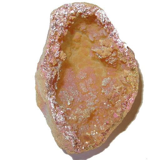 rainbow aura quartz geode