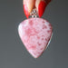 rhodochrosite pendant
