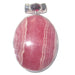 rhodochrosite garnet pendant