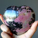 rhodonite heart