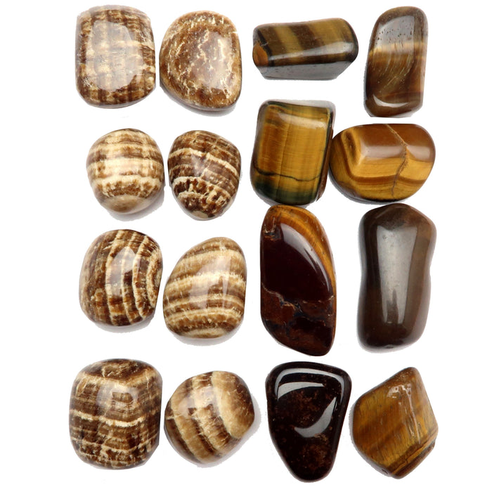 root chakra tumbled stones