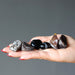 agate, onyx, petrified wood tumbled stone set