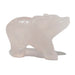 rose quartz bear figurine