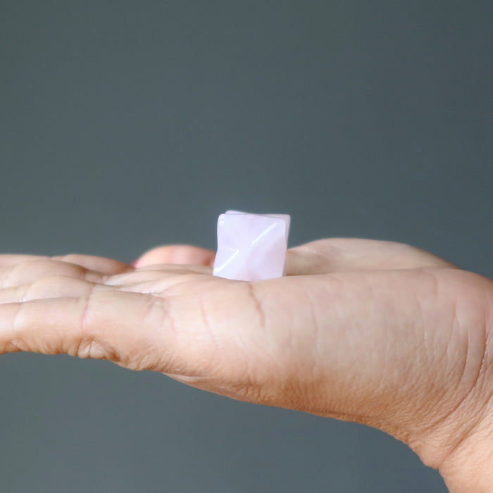 Rose Quartz Merkaba Love in the Air Holy Sacred Star Stone