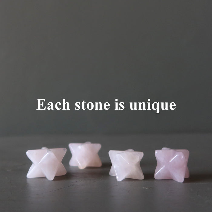 Rose Quartz Merkaba Love in the Air Holy Sacred Star Stone