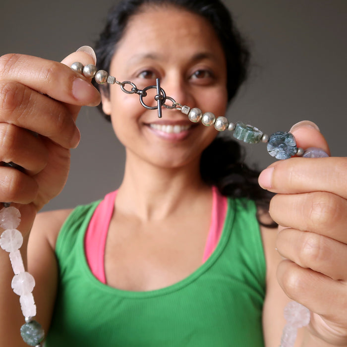 toggle clasp on necklace