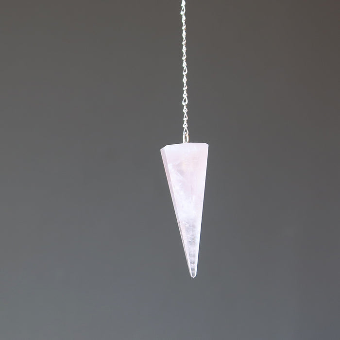 rose quartz pendulum