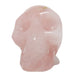 rose quartz skull